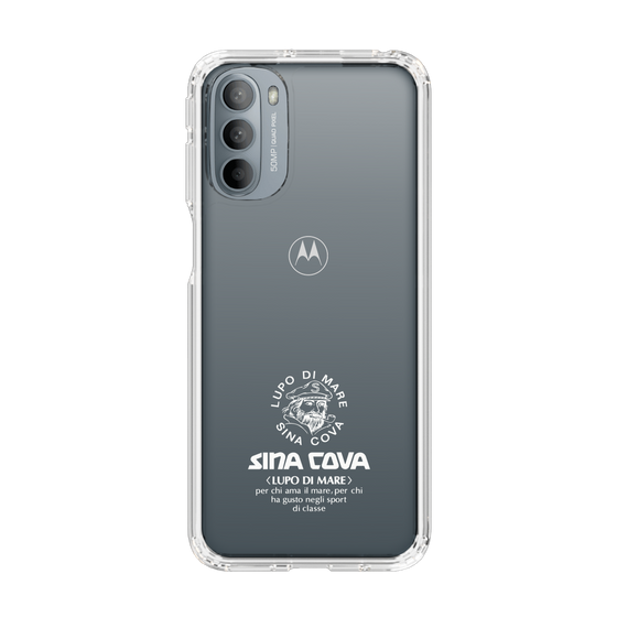 Slim Protection Case［ SINA COVA - Logo - White ］