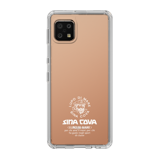 Slim Protection Case［ SINA COVA - Logo - White ］