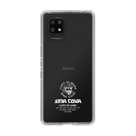 Slim Protection Case［ SINA COVA - Logo - White ］