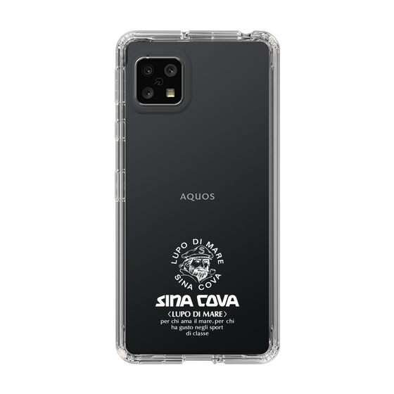 Slim Protection Case［ SINA COVA - Logo - White ］