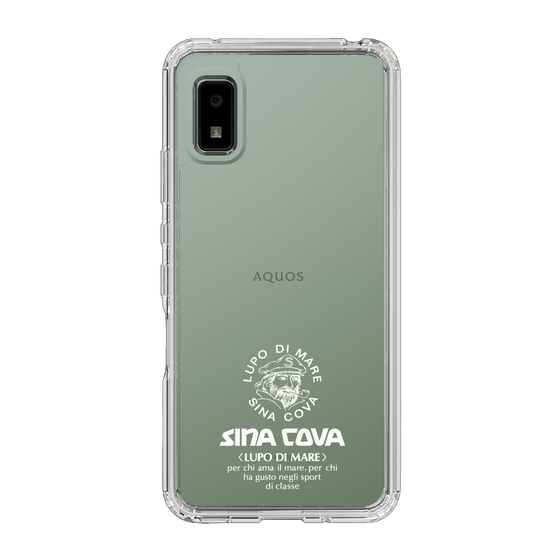Slim Protection Case［ SINA COVA - Logo - White ］