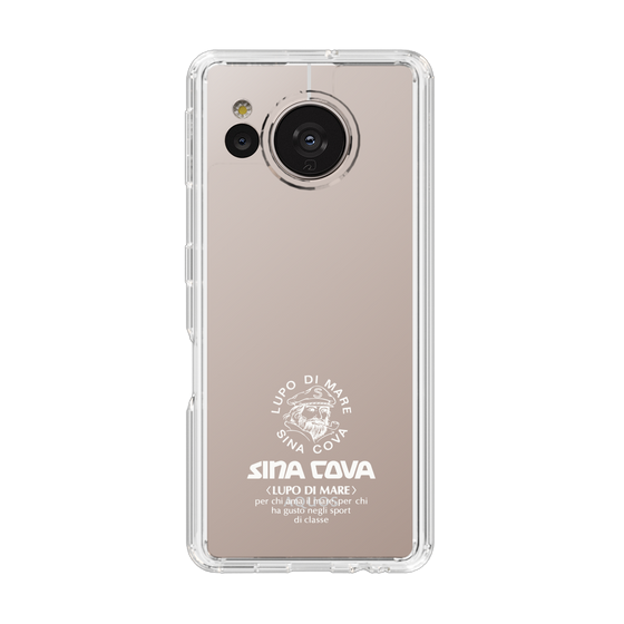 Slim Protection Case［ SINA COVA - Logo - White ］