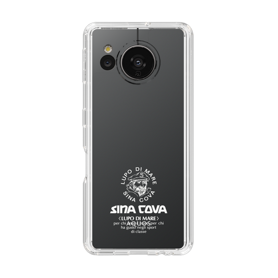 Slim Protection Case［ SINA COVA - Logo - White ］
