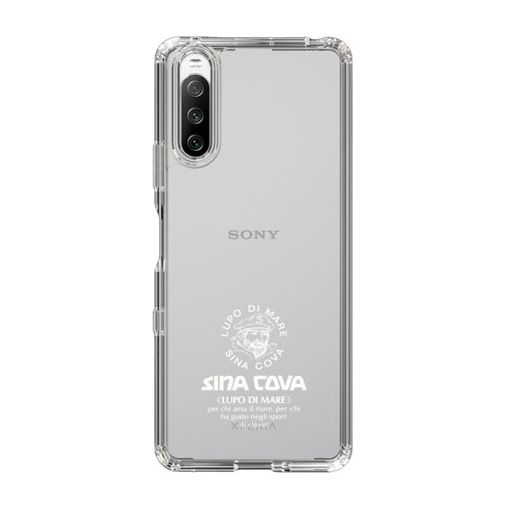 Slim Protection Case［ SINA COVA - Logo - White ］