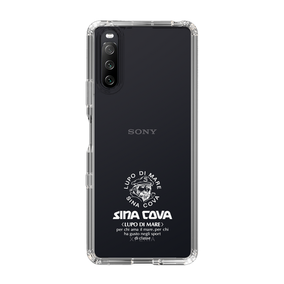Slim Protection Case［ SINA COVA - Logo - White ］