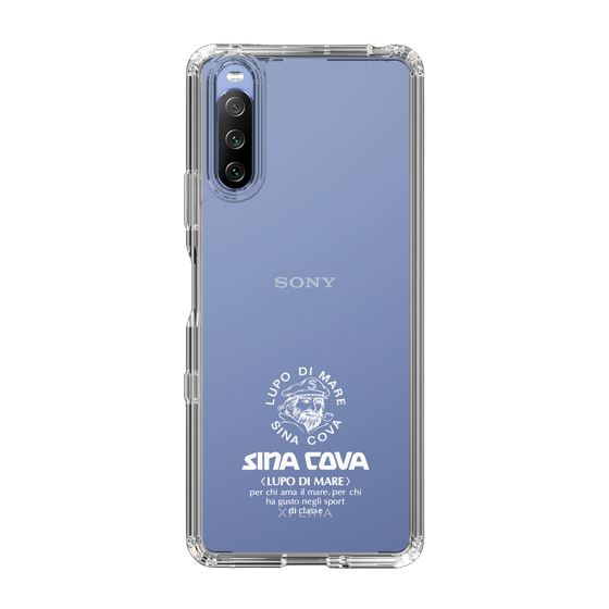 Slim Protection Case［ SINA COVA - Logo - White ］