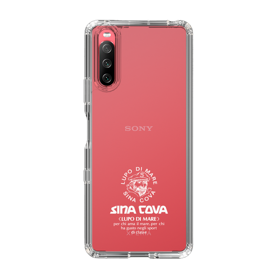 Slim Protection Case［ SINA COVA - Logo - White ］