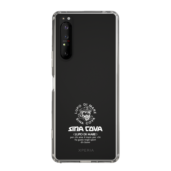 Slim Protection Case［ SINA COVA - Logo - White ］
