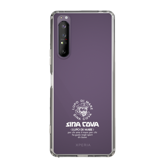 Slim Protection Case［ SINA COVA - Logo - White ］