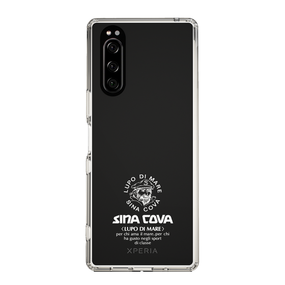 Slim Protection Case［ SINA COVA - Logo - White ］