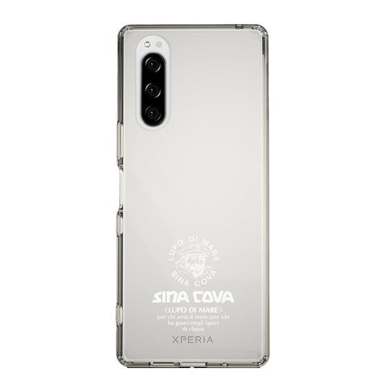 Slim Protection Case［ SINA COVA - Logo - White ］