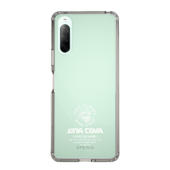 Slim Protection Case［ SINA COVA - Logo - White ］