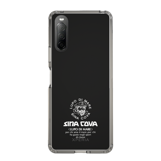 Slim Protection Case［ SINA COVA - Logo - White ］