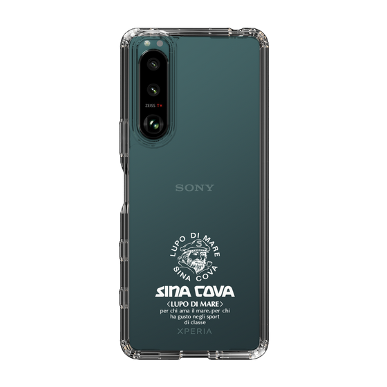 Slim Protection Case［ SINA COVA - Logo - White ］