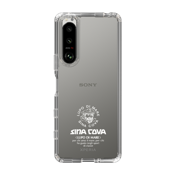 Slim Protection Case［ SINA COVA - Logo - White ］