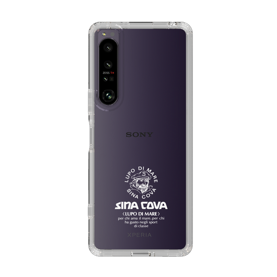 Slim Protection Case［ SINA COVA - Logo - White ］