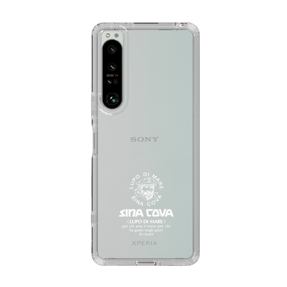 Slim Protection Case［ SINA COVA - Logo - White ］