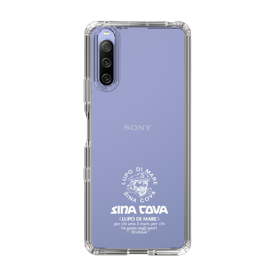 Slim Protection Case［ SINA COVA - Logo - White ］