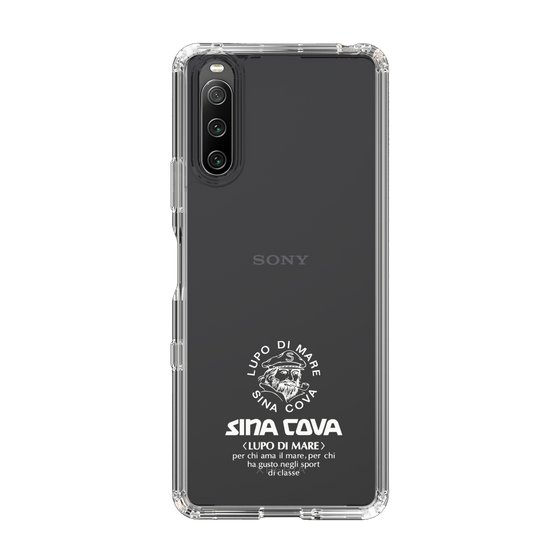 Slim Protection Case［ SINA COVA - Logo - White ］