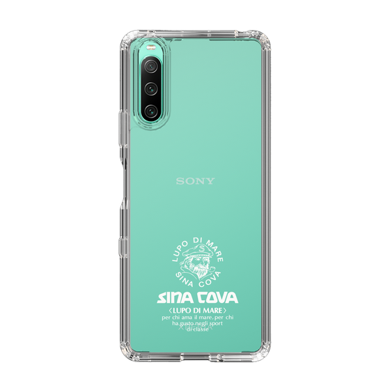 Slim Protection Case［ SINA COVA - Logo - White ］