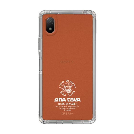 Slim Protection Case［ SINA COVA - Logo - White ］