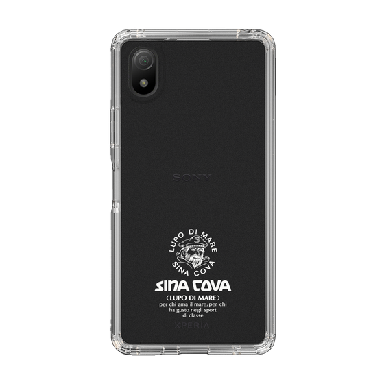 Slim Protection Case［ SINA COVA - Logo - White ］