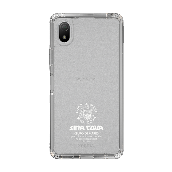 Slim Protection Case［ SINA COVA - Logo - White ］