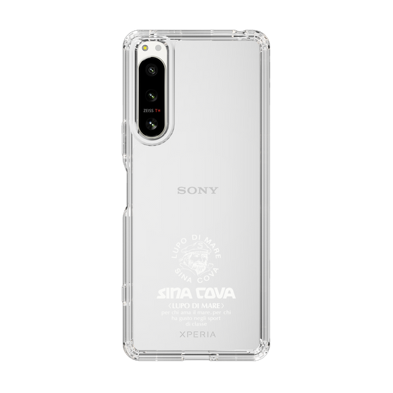 Slim Protection Case［ SINA COVA - Logo - White ］