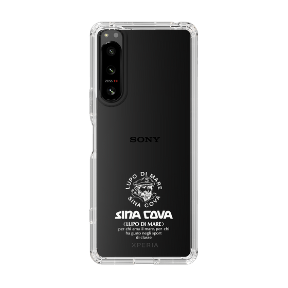 Slim Protection Case［ SINA COVA - Logo - White ］