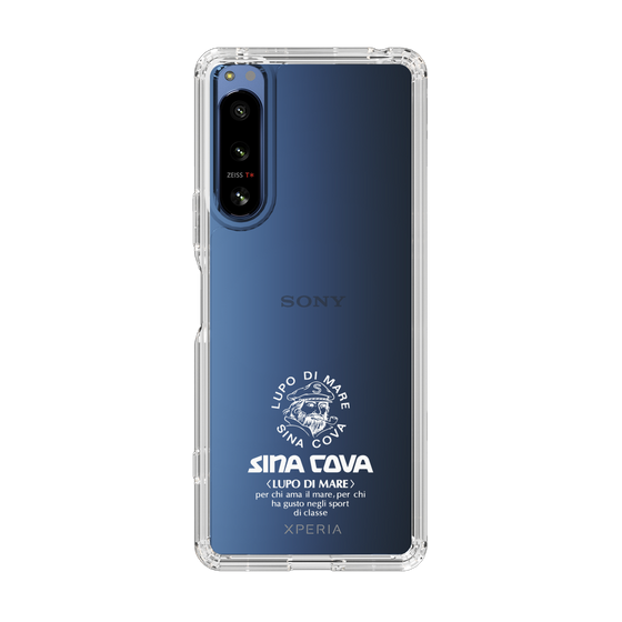 Slim Protection Case［ SINA COVA - Logo - White ］