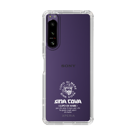 Slim Protection Case［ SINA COVA - Logo - White ］