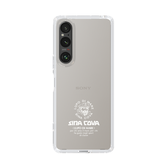 Slim Protection Case［ SINA COVA - Logo - White ］