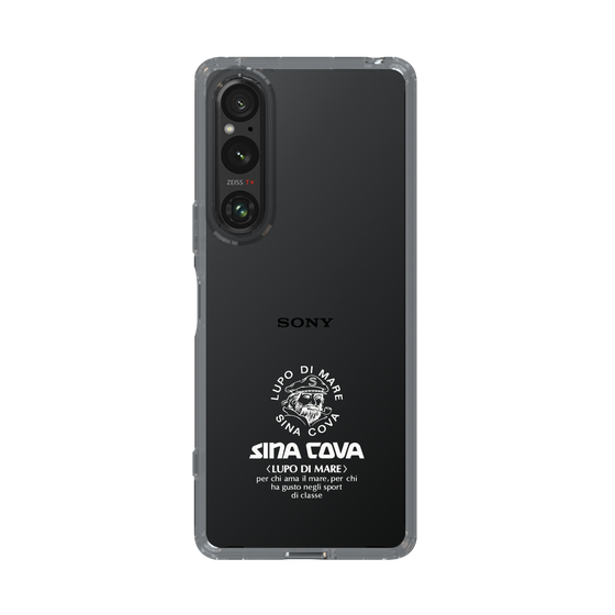 Slim Protection Case［ SINA COVA - Logo - White ］