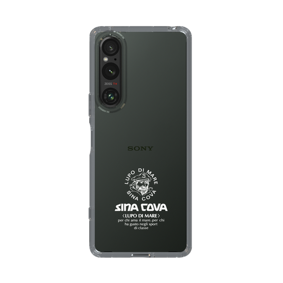 Slim Protection Case［ SINA COVA - Logo - White ］