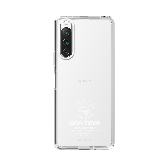 Slim Protection Case［ SINA COVA - Logo - White ］
