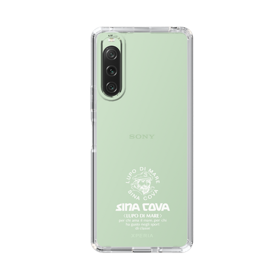Slim Protection Case［ SINA COVA - Logo - White ］