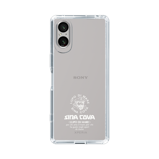 Slim Protection Case［ SINA COVA - Logo - White ］