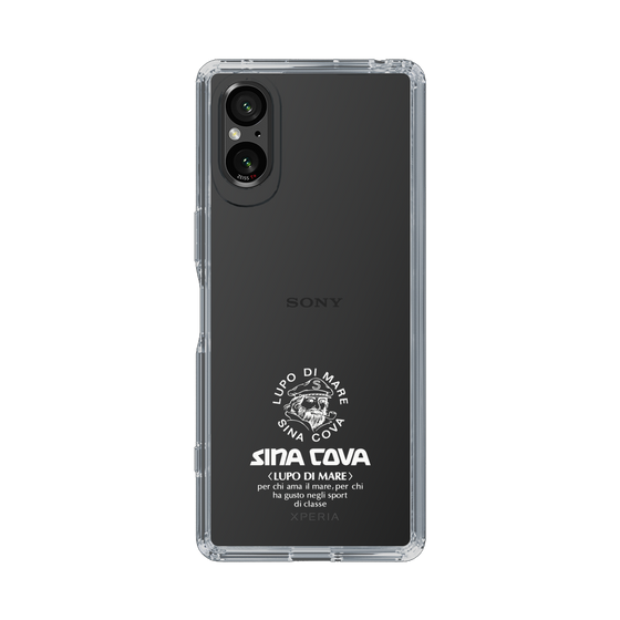 Slim Protection Case［ SINA COVA - Logo - White ］