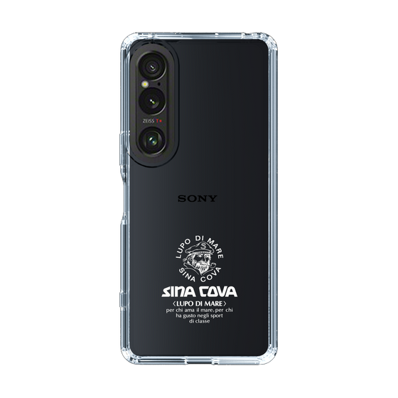 Slim Protection Case［ SINA COVA - Logo - White ］