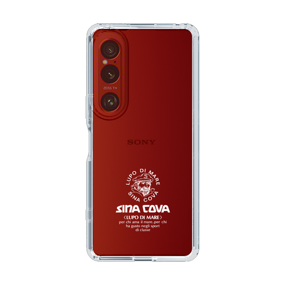 Slim Protection Case［ SINA COVA - Logo - White ］