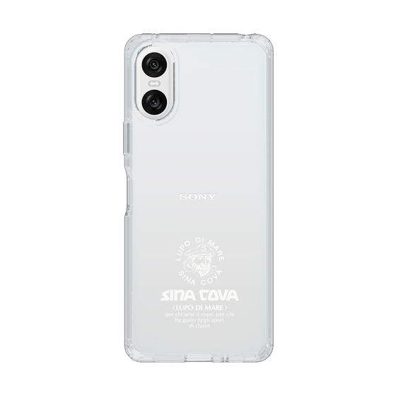Slim Protection Case［ SINA COVA - Logo - White ］