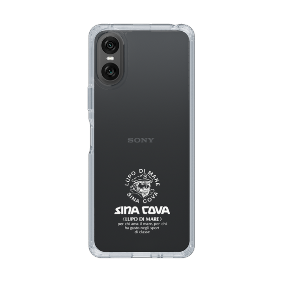 Slim Protection Case［ SINA COVA - Logo - White ］