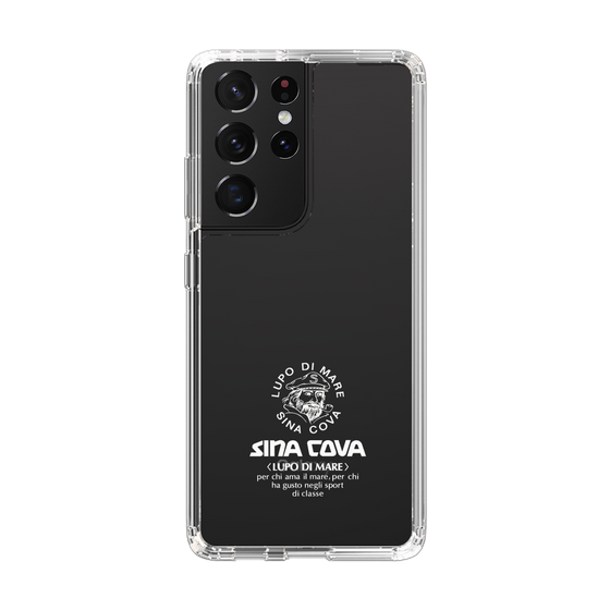 Slim Protection Case［ SINA COVA - Logo - White ］