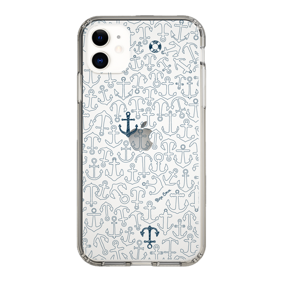 Slim Protection Case［ SINA COVA - Anchor - Navy ］