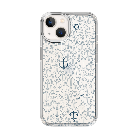 Slim Protection Case［ SINA COVA - Anchor - Navy ］