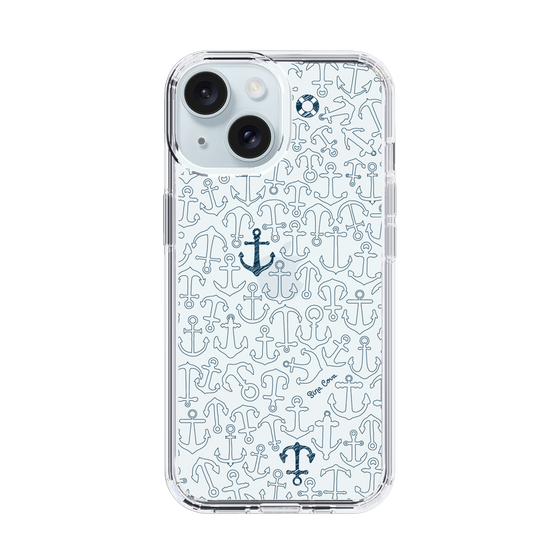 Slim Protection Case［ SINA COVA - Anchor - Navy ］