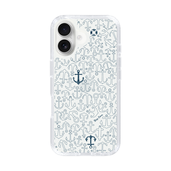 Slim Protection Case［ SINA COVA - Anchor - Navy ］
