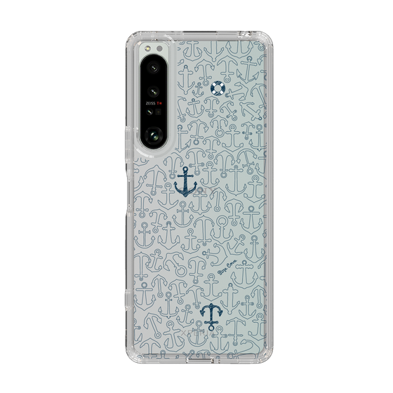 Slim Protection Case［ SINA COVA - Anchor - Navy ］