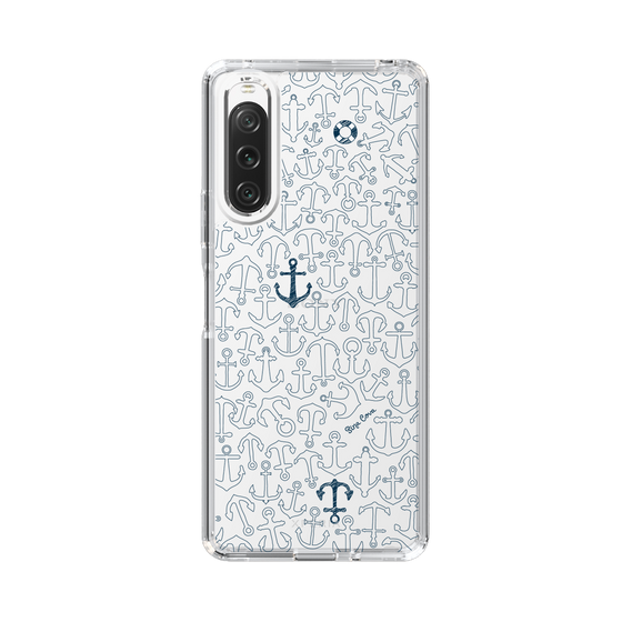 Slim Protection Case［ SINA COVA - Anchor - Navy ］