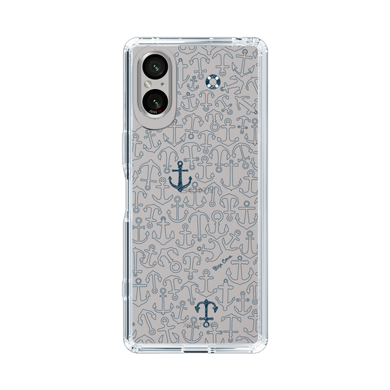 Slim Protection Case［ SINA COVA - Anchor - Navy ］